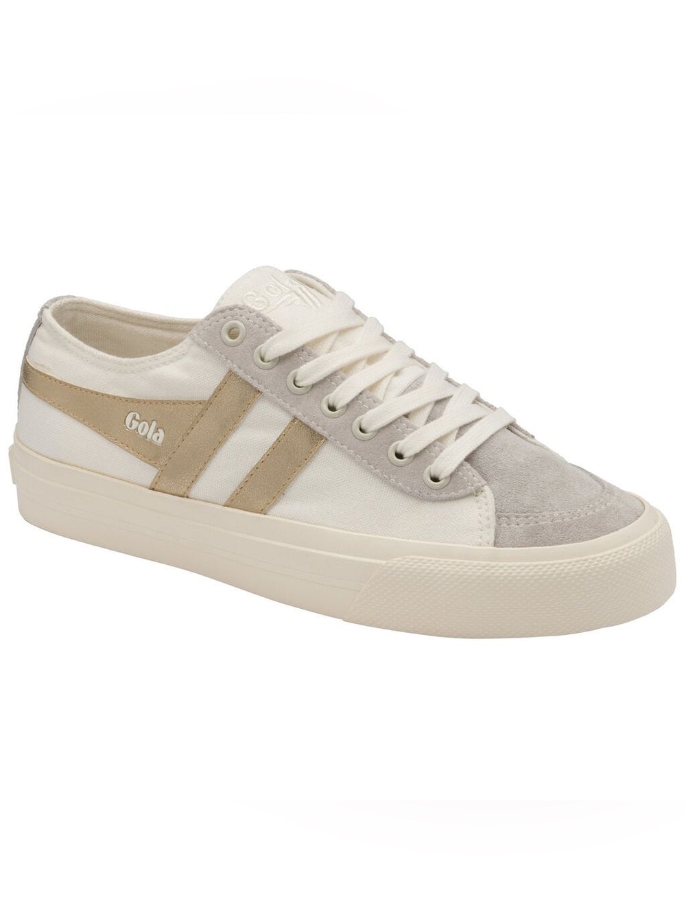 GOLA women’s quota mirror sneakers off white/ gold